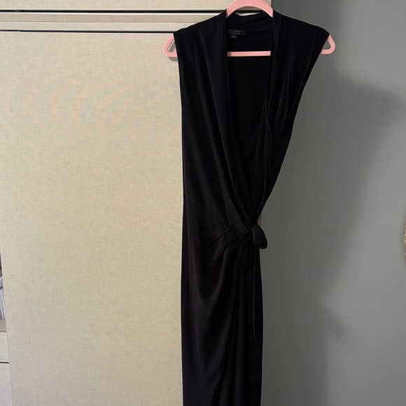 All Saints Dresses & Skirts - All Saints size 10 Elegant Black Sleeveless wrap Dress